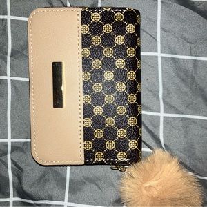 Black leather wallet